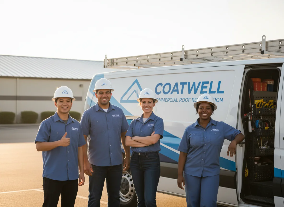 Commercial roof coating company in Benton, KS